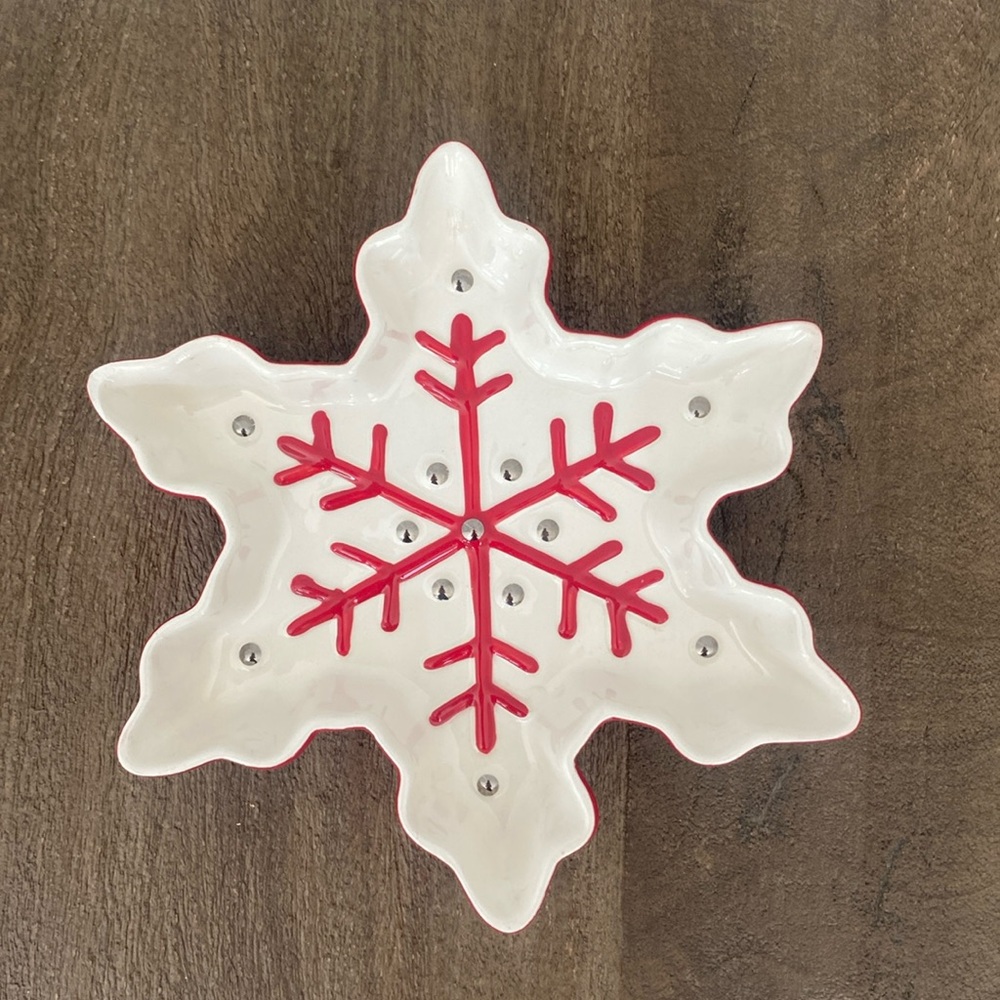 Hallmark‎ Snowflake Candy Dish